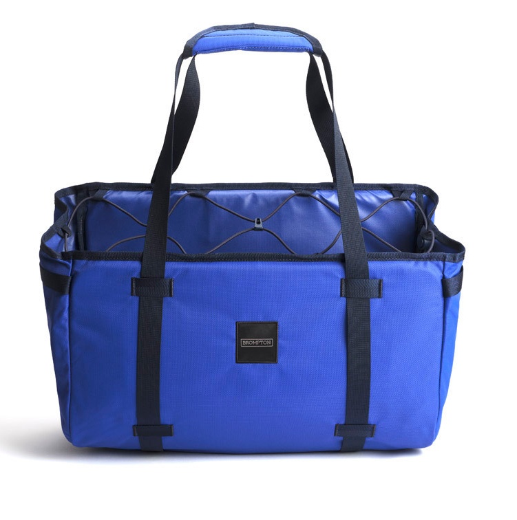 Brompton Basket Bag - L - Blue | Brilliant Bikes